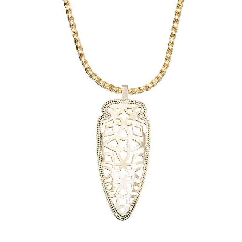 Kendra Scott Sienna Pendant Necklace in Gold